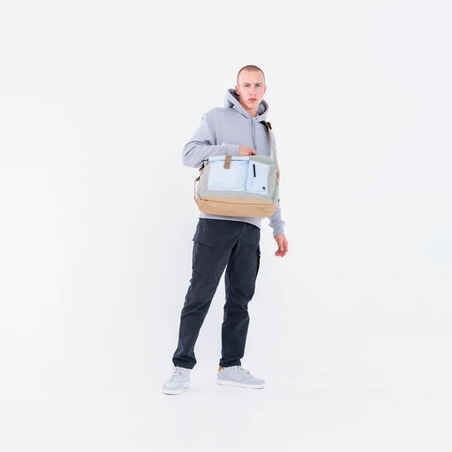 Miestietiško stiliaus krepšys per petį-kuprinė „Backenger“, 20 l, tekstilė