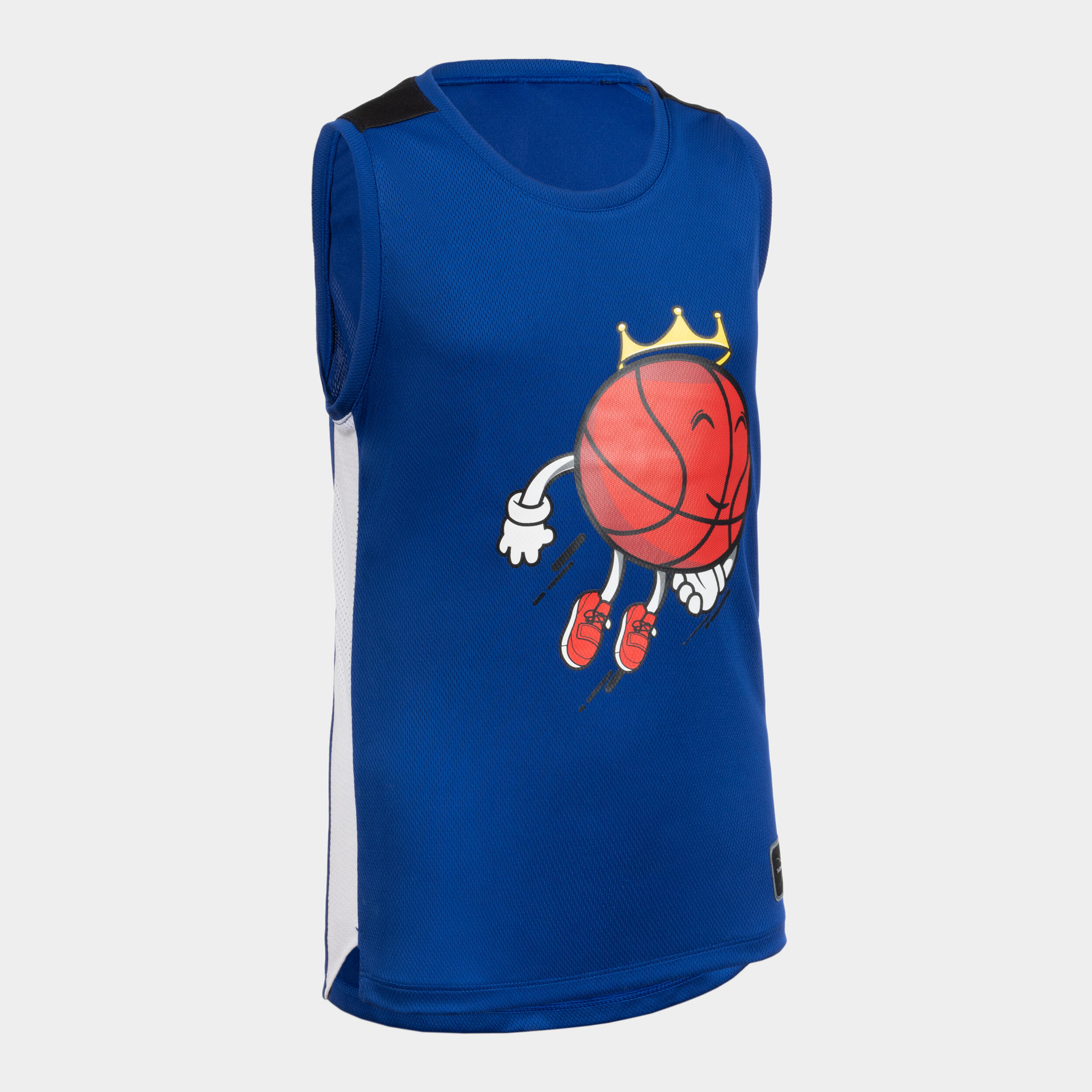 Kids' Sleeveless Basketball Jersey T500 - Blue - 5-6years/3'7-4' By TARMAK | Decathlon