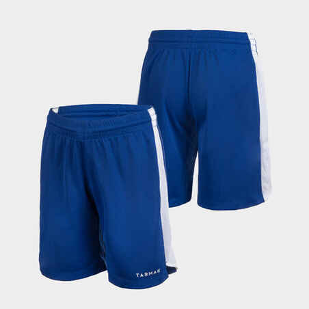 Pantalón Corto Baloncesto Niños Tarmak SH500 Azul Blanco