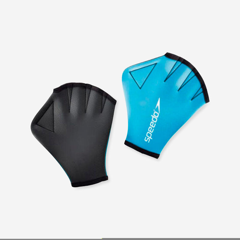 Paire de gants palmés Aquagym bleu Speedo