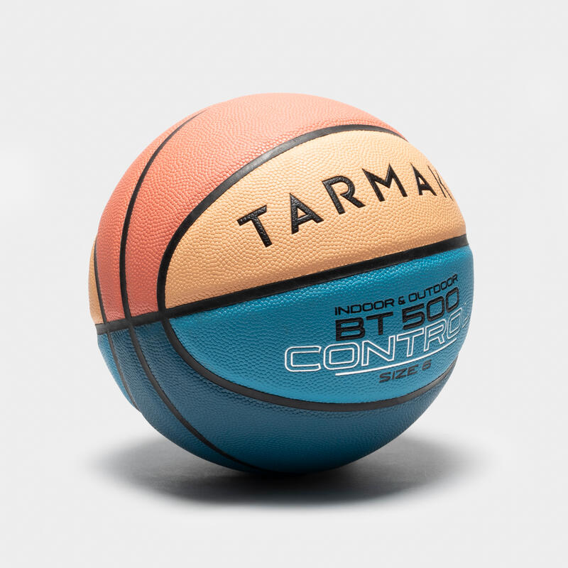 Pallone basket BT 500 taglia 6 blu-arancione