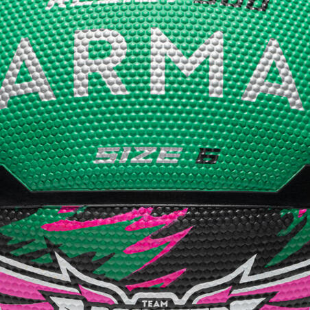Ballon de basketball taille 6 - R500 vert violet
