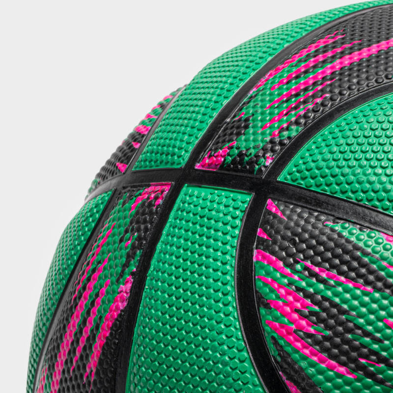 Balón de basquetbol talla 6 - R500 verde violeta - Decathlon