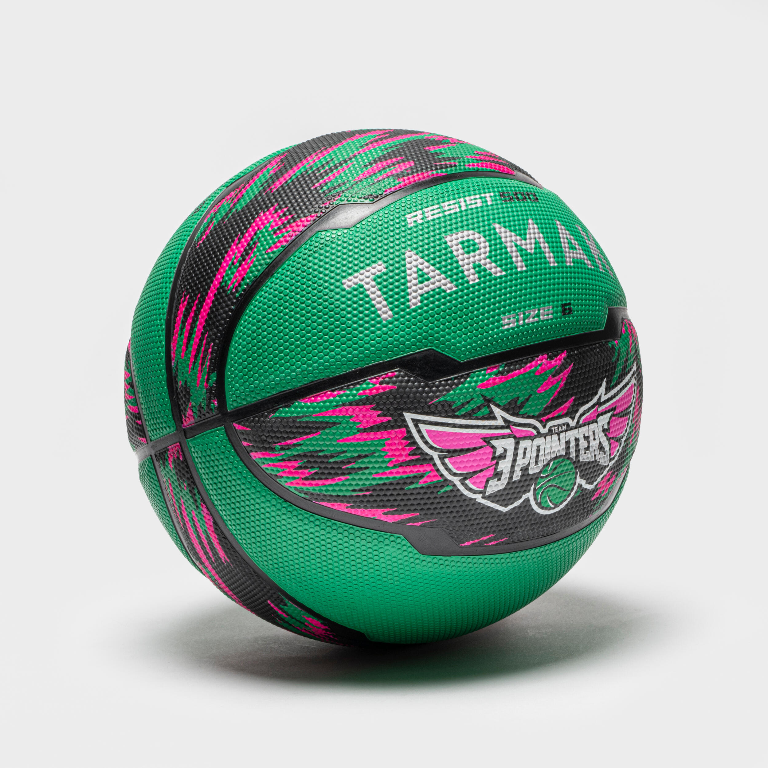 Basketball Ball Size 6 Grip Indoor Outdoor R500 Green Purple