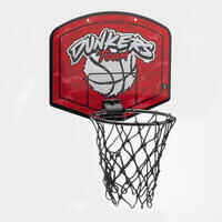 Kids'/Adult Mini Basketball Hoop SK100 Dunkers - Red/Silver