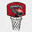 Kinder/Damen/Herren Mini-Basketballkorb - SK100 Dunkers rot/silber