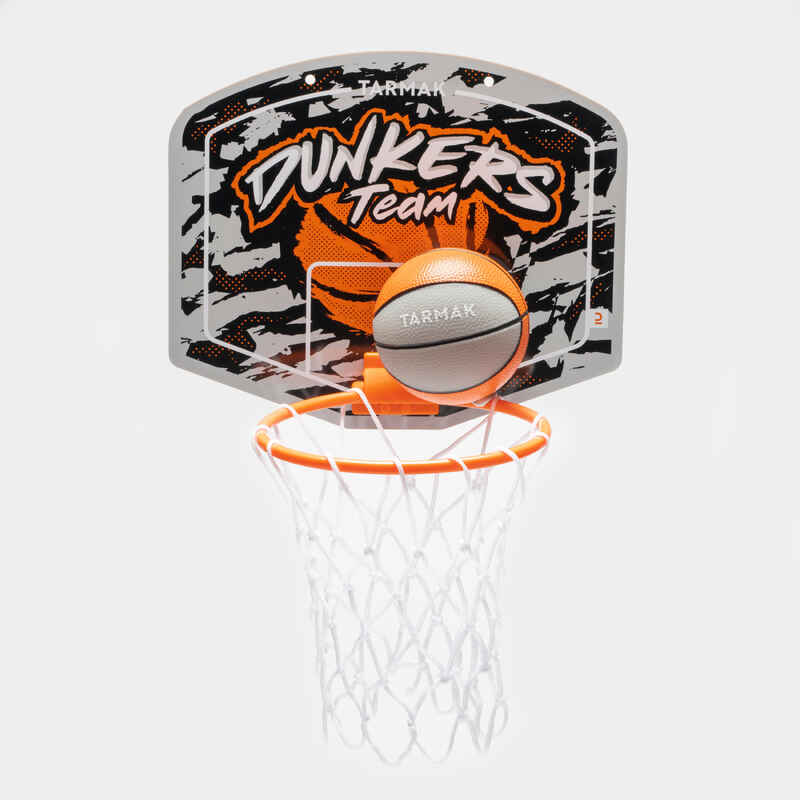 Kinder/Damen/Herren Mini-Basketballkorb - SK100 Dunkers orange/grau -  Decathlon