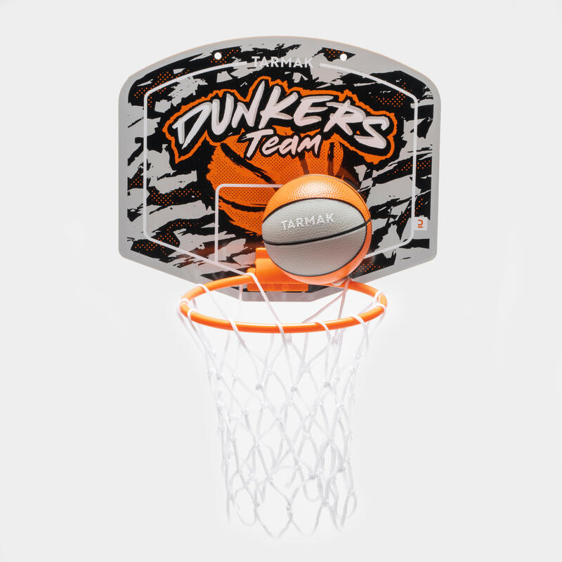 Mini panier de basket enfant/adulte SK100 Dunkers Orange Gris - Decathlon