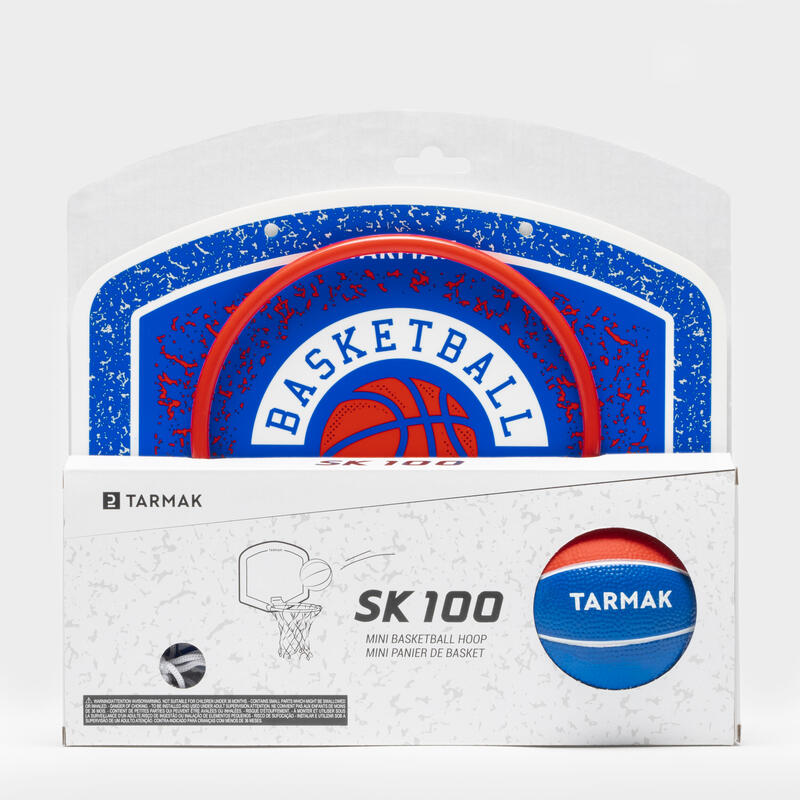 Minicanasta de baloncesto para niños/adultos SK100 Playground Azul Blanco Rojo