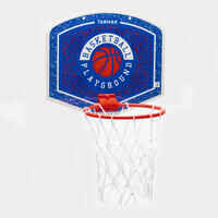 Minicanasta de baloncesto para niños/adultos SK100 Playground Azul Blanco Rojo