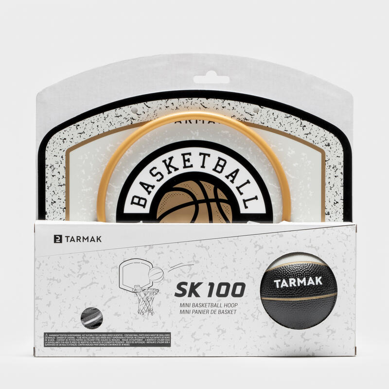 Mini panier de basket enfant/adulte SK100 Playground Gris. Ballon inclus.