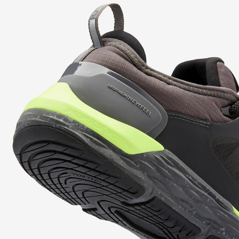 Chaussures de marche sportive Sportwalk Waterproof noir/jaune