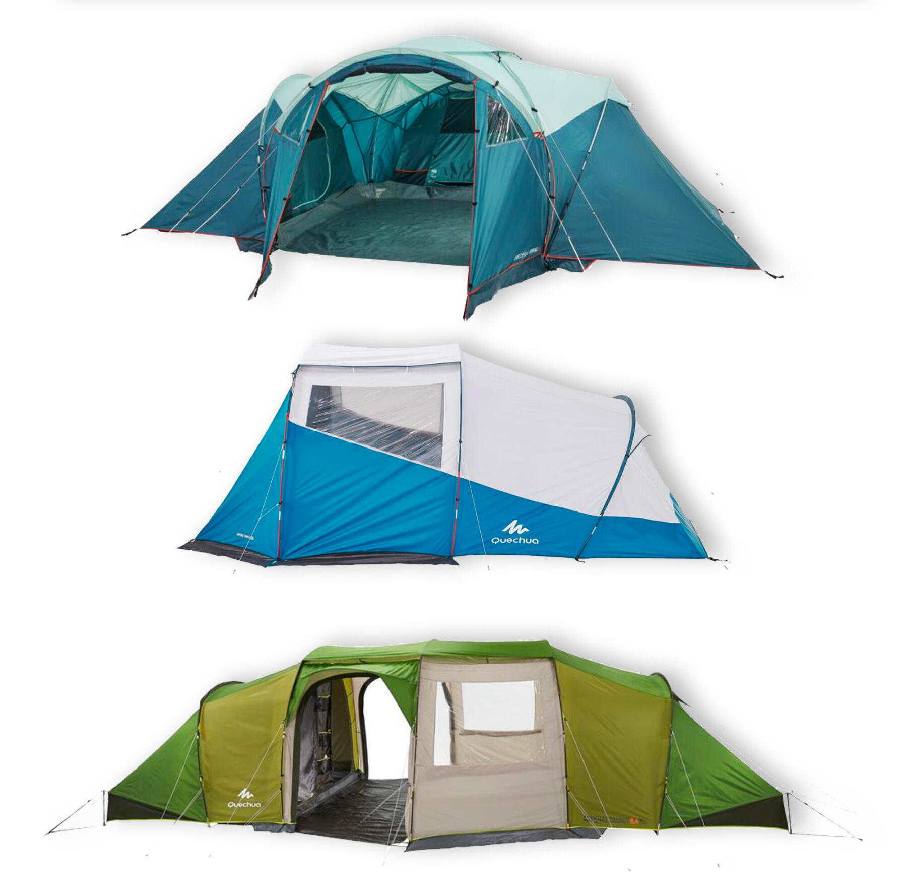 Arpenaz camping pole tents