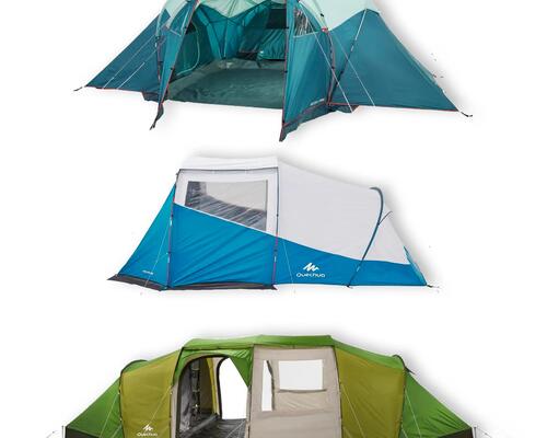 Arpenaz camping pole tents