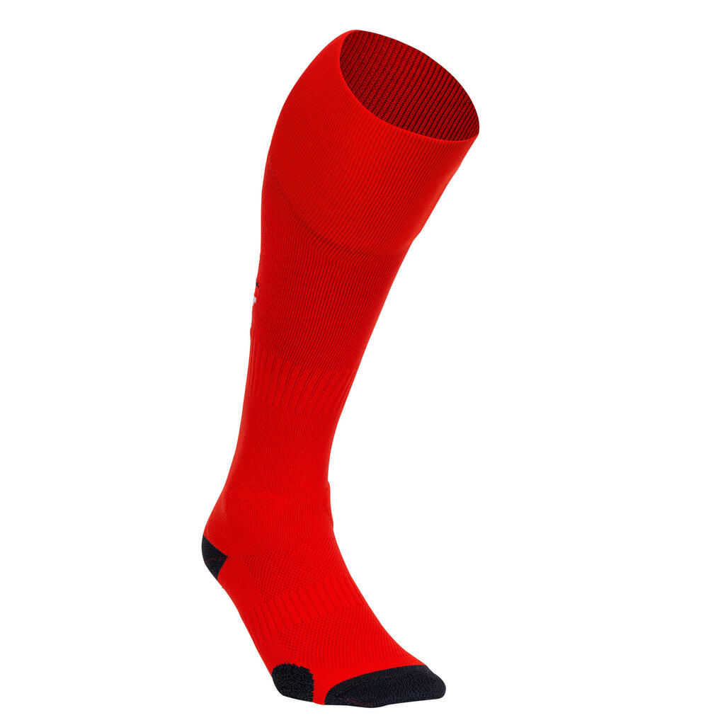 Čarape za hokej na travi 900 za odrasle Rotselaar crvene