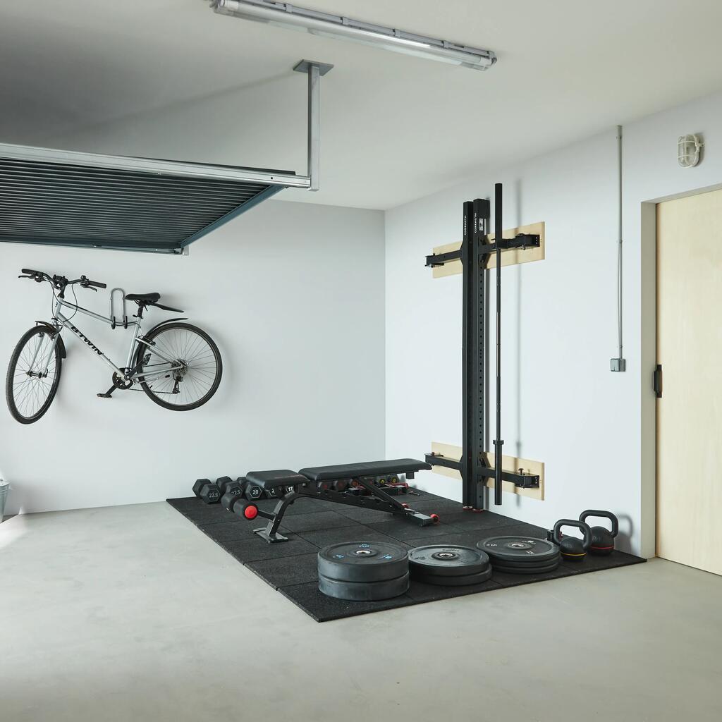 Foldable Weight Training Wall Rack