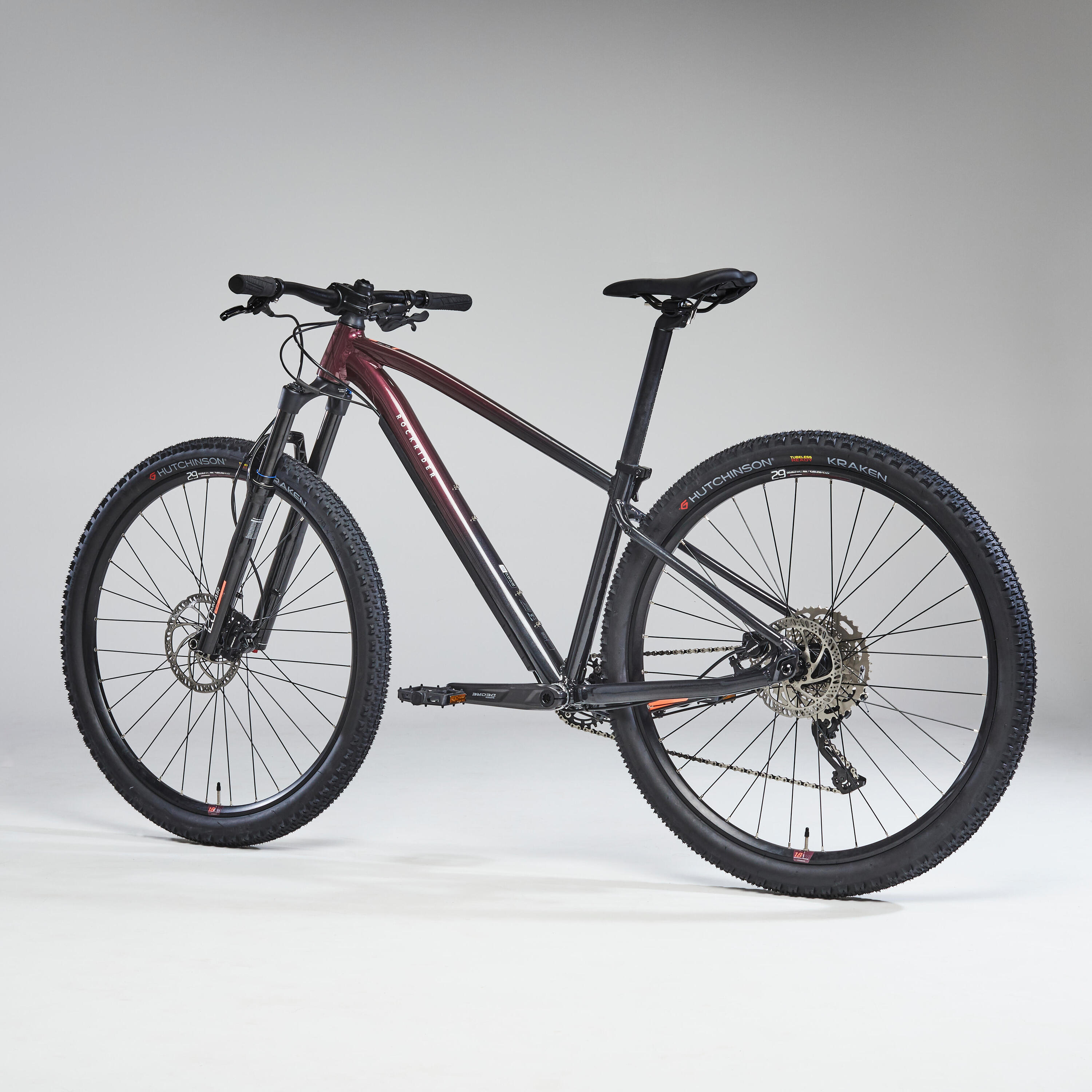 29 inch Touring Mountain Bike Explore 540 - Plum / Black 3/12