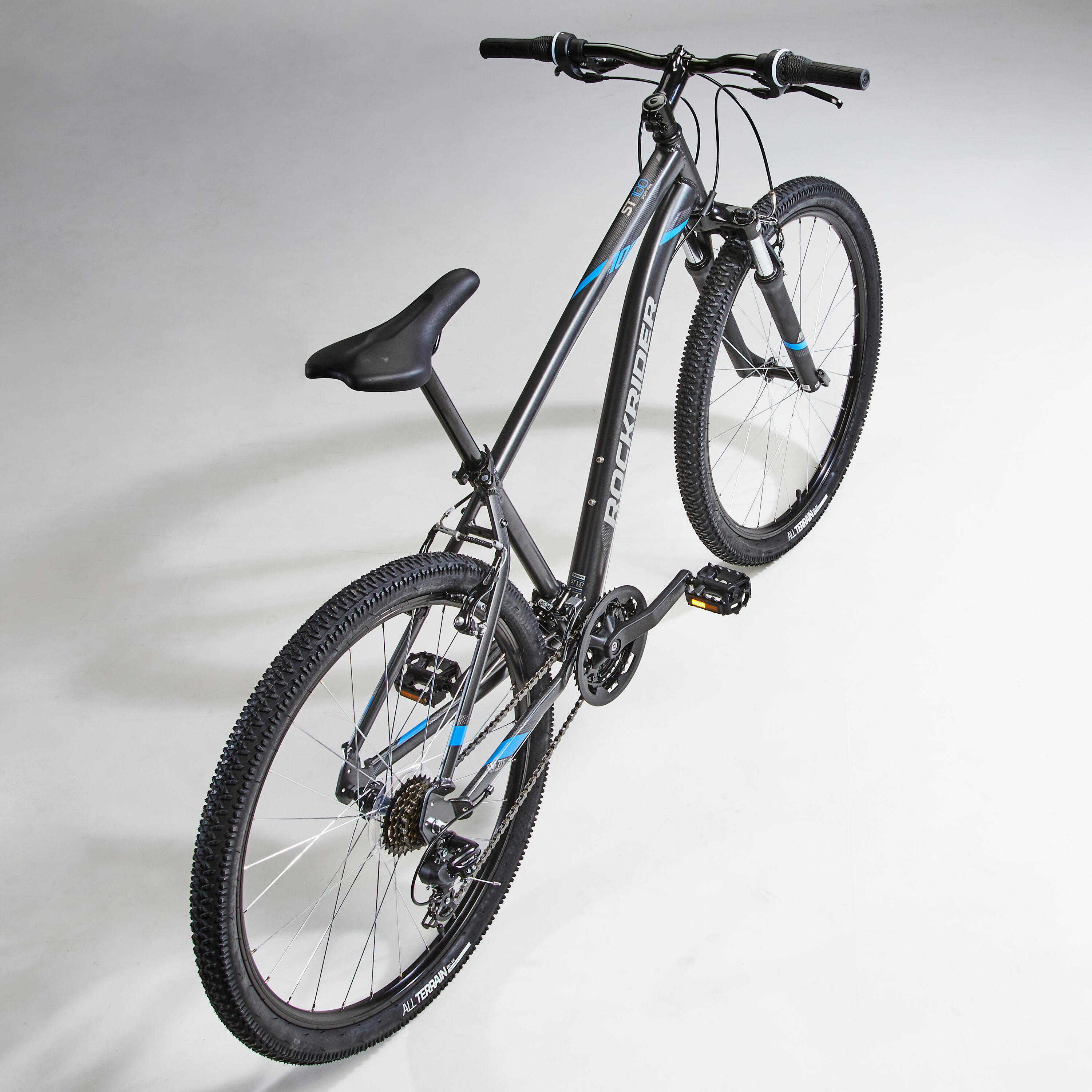 27.5 Inch Mountain bike Rockrider ST 100 - Grey 7/11