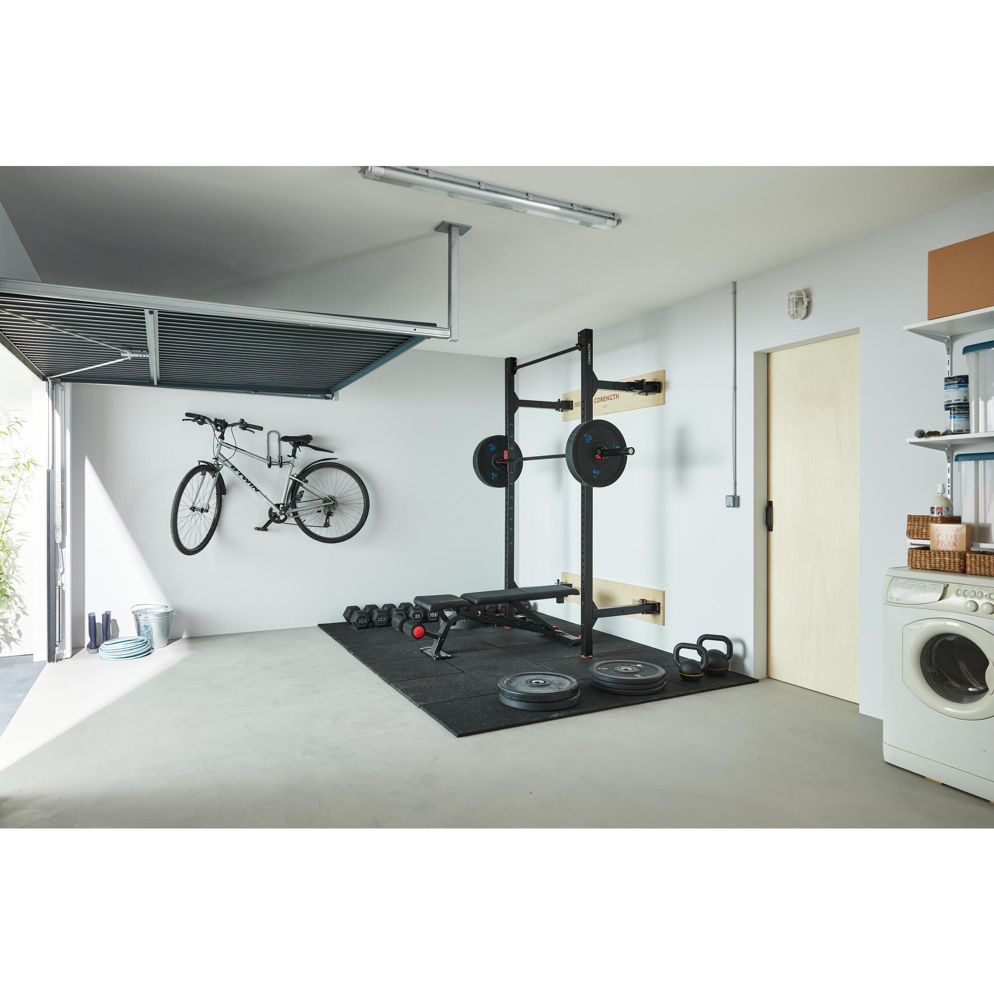 Rack da parete pieghevole per bodybuilding - WALL RACK FOLD