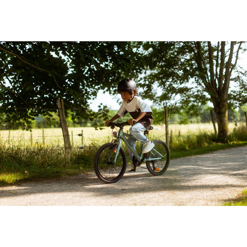 Bicicletă polivalentă Riverside 900 20" verde copii 120-135 cm