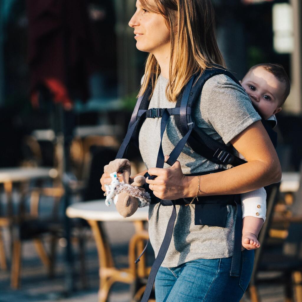 Physiological Baby Carrier from 9 months to 15 kg - MH500 Navy Blue