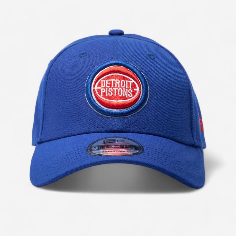 Czapka z daszkiem do koszykówki dla mężczyzn i kobiet New Era NBA Detroit Pistons