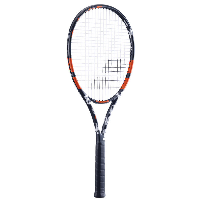 Tennisracket voor volwassenen Evoke 105 zwart/oranje