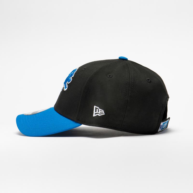 detroit lions black fitted hat