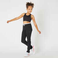 Girls' Breathable Sports Bra - Black