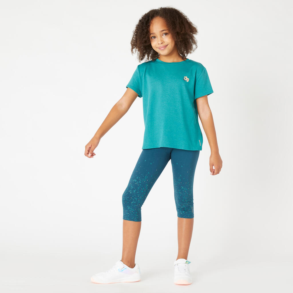 T-SHIRT FILLE COTON Blanc