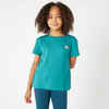 Dievčenské bavlnené tričko 500 zelené