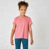 Dievčenské tričko na cvičenie 320 ružové