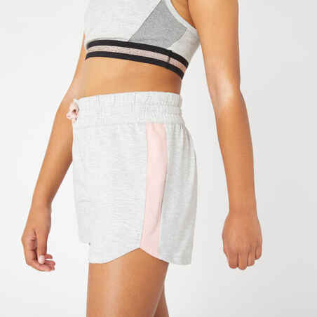 Girls' Cotton Shorts - Grey