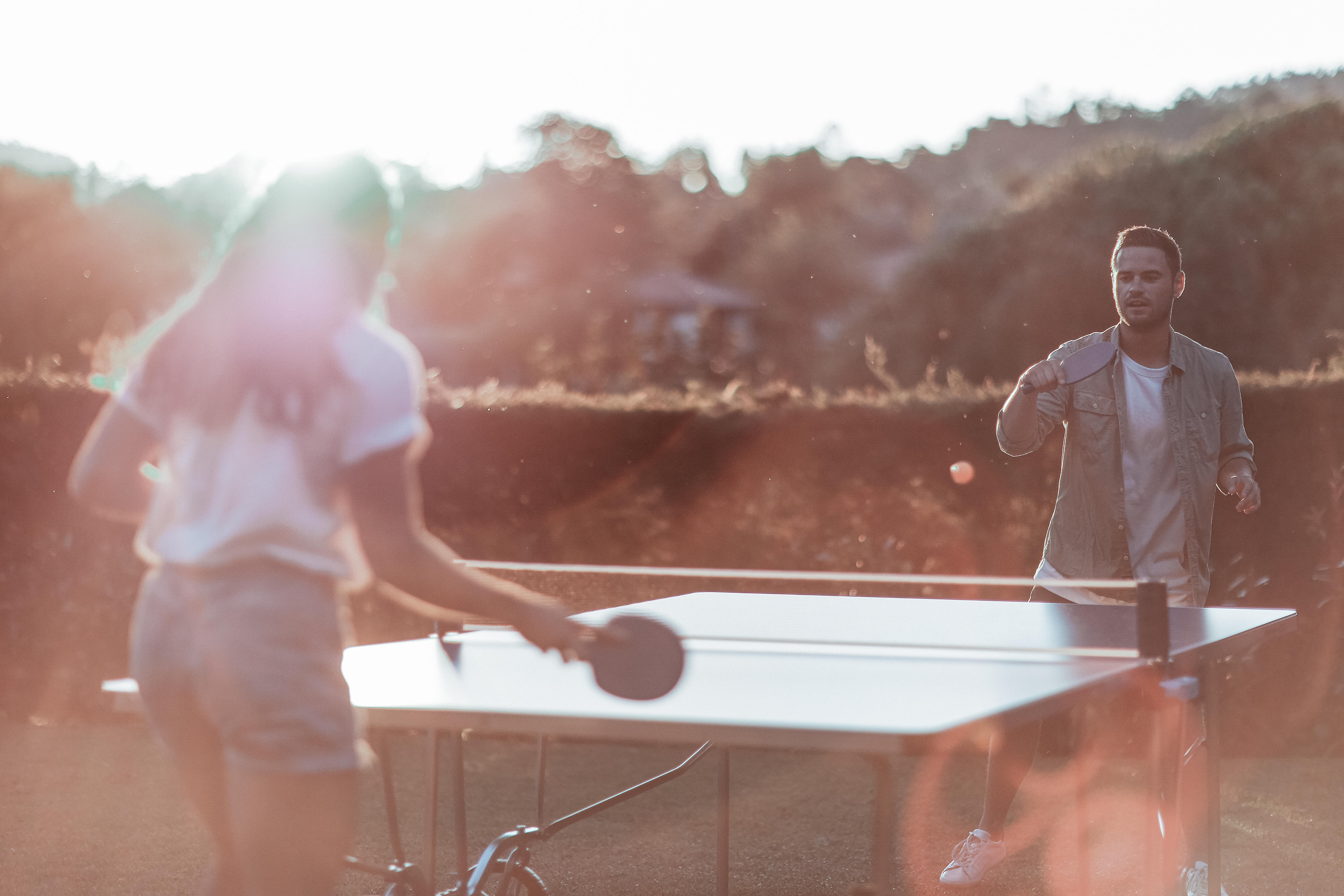 Table de tennis de table pour extérieur - PPT 500.2 bleu - PONGORI