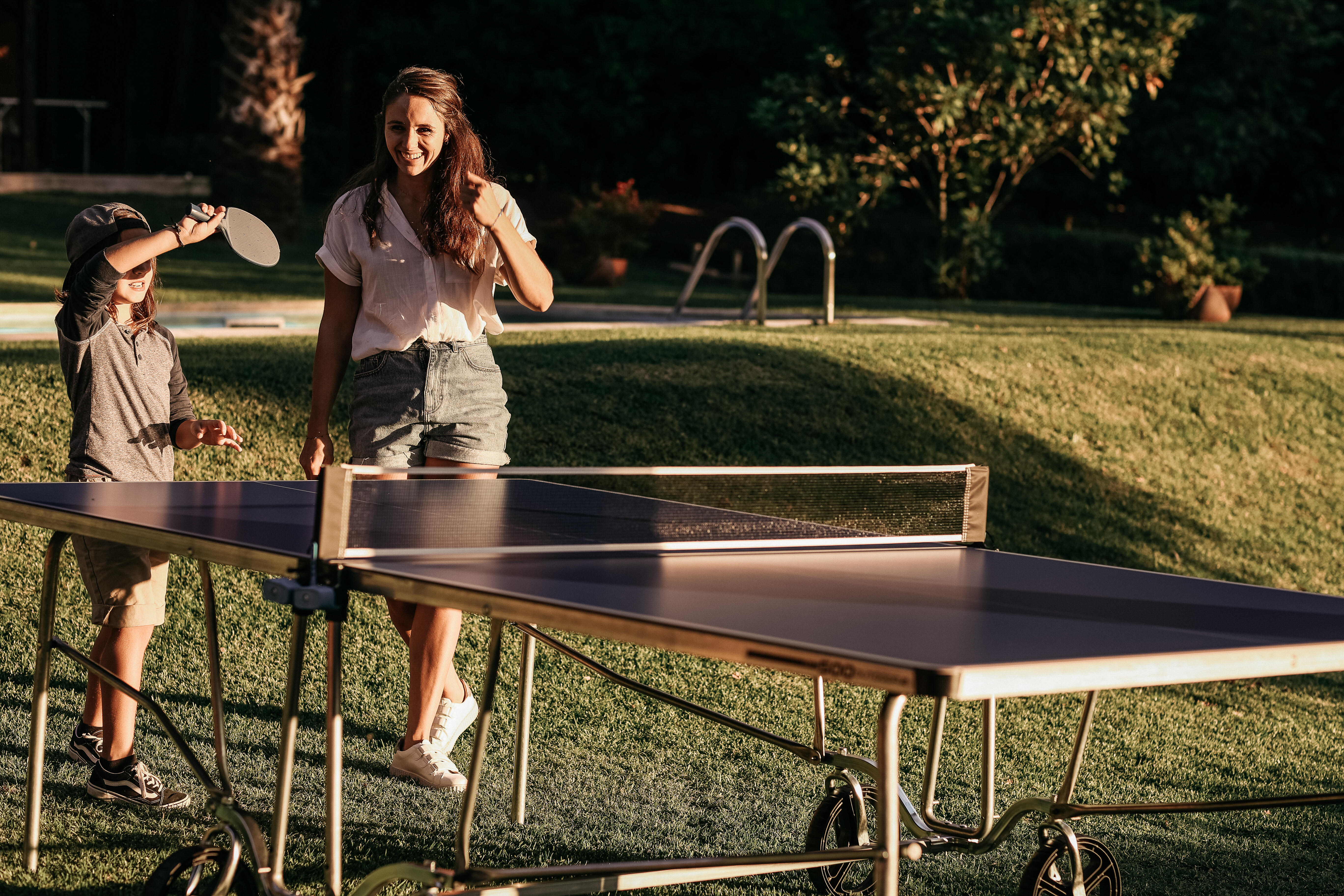 Table Tennis Table Outdoor - PPT 500.2 Blue - PONGORI
