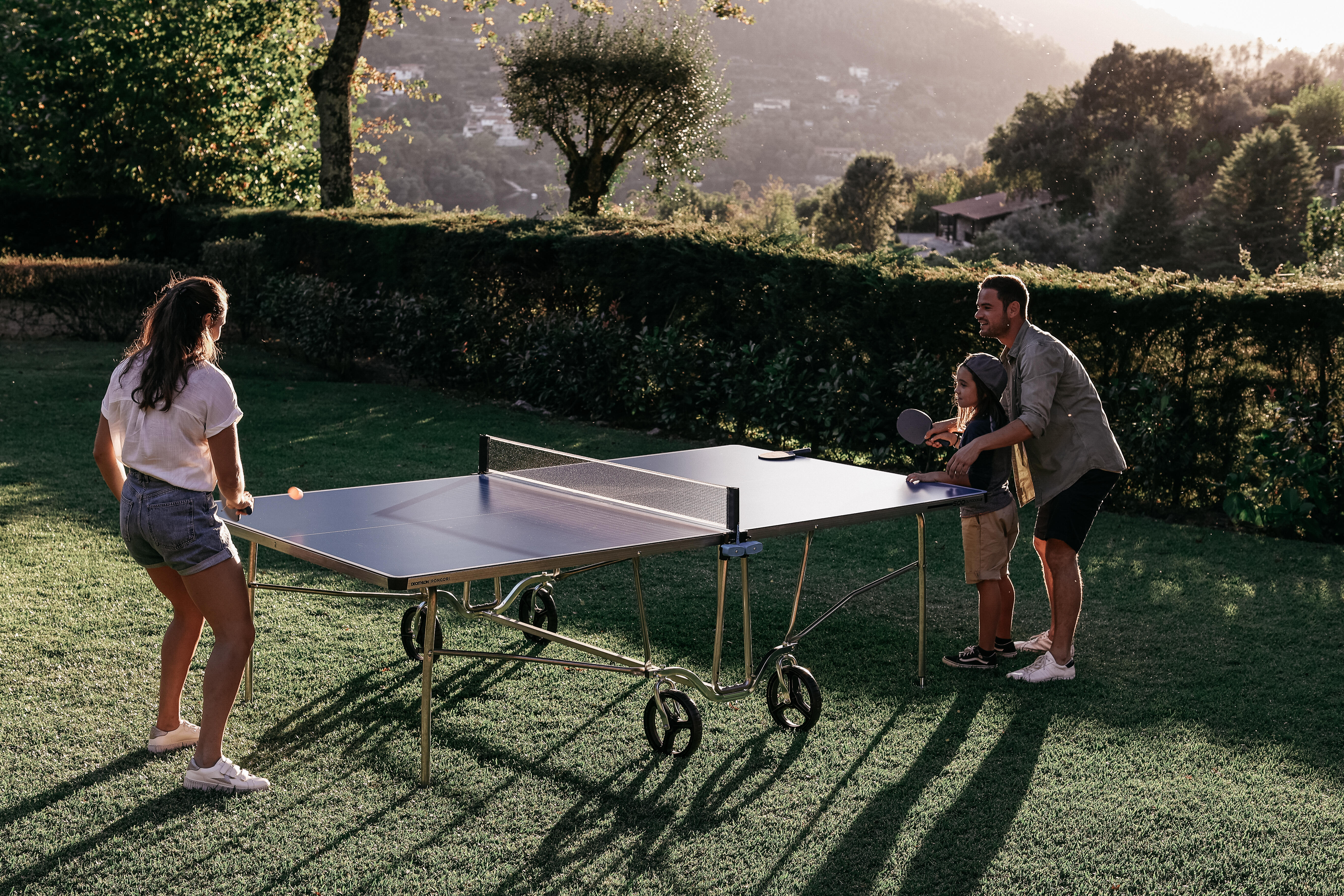 Table Tennis Table Outdoor - PPT 500.2 Blue - PONGORI