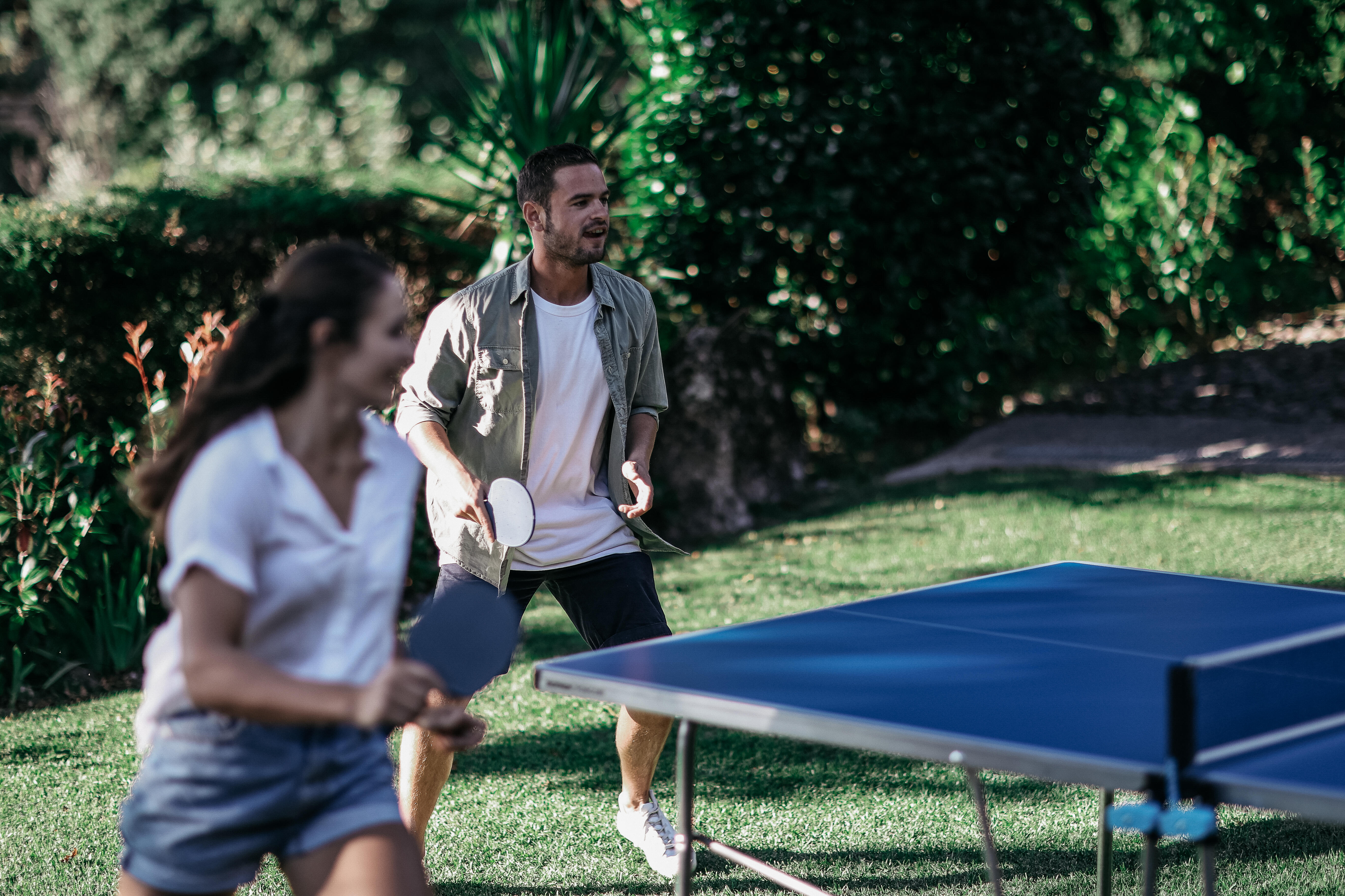 Table de tennis de table pour extérieur - PPT 500.2 bleu - PONGORI