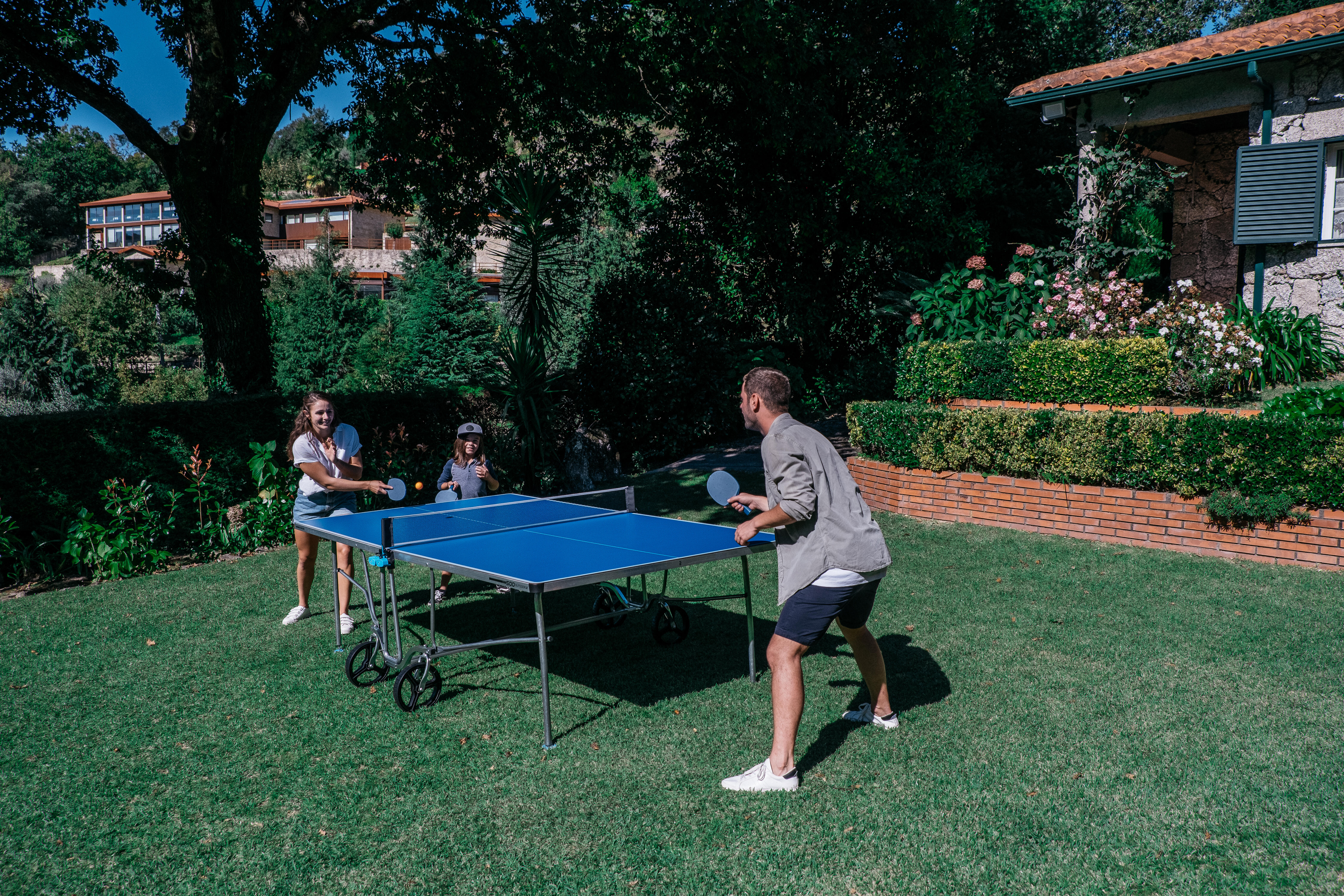 Table Tennis Table Outdoor - PPT 500.2 Blue - PONGORI