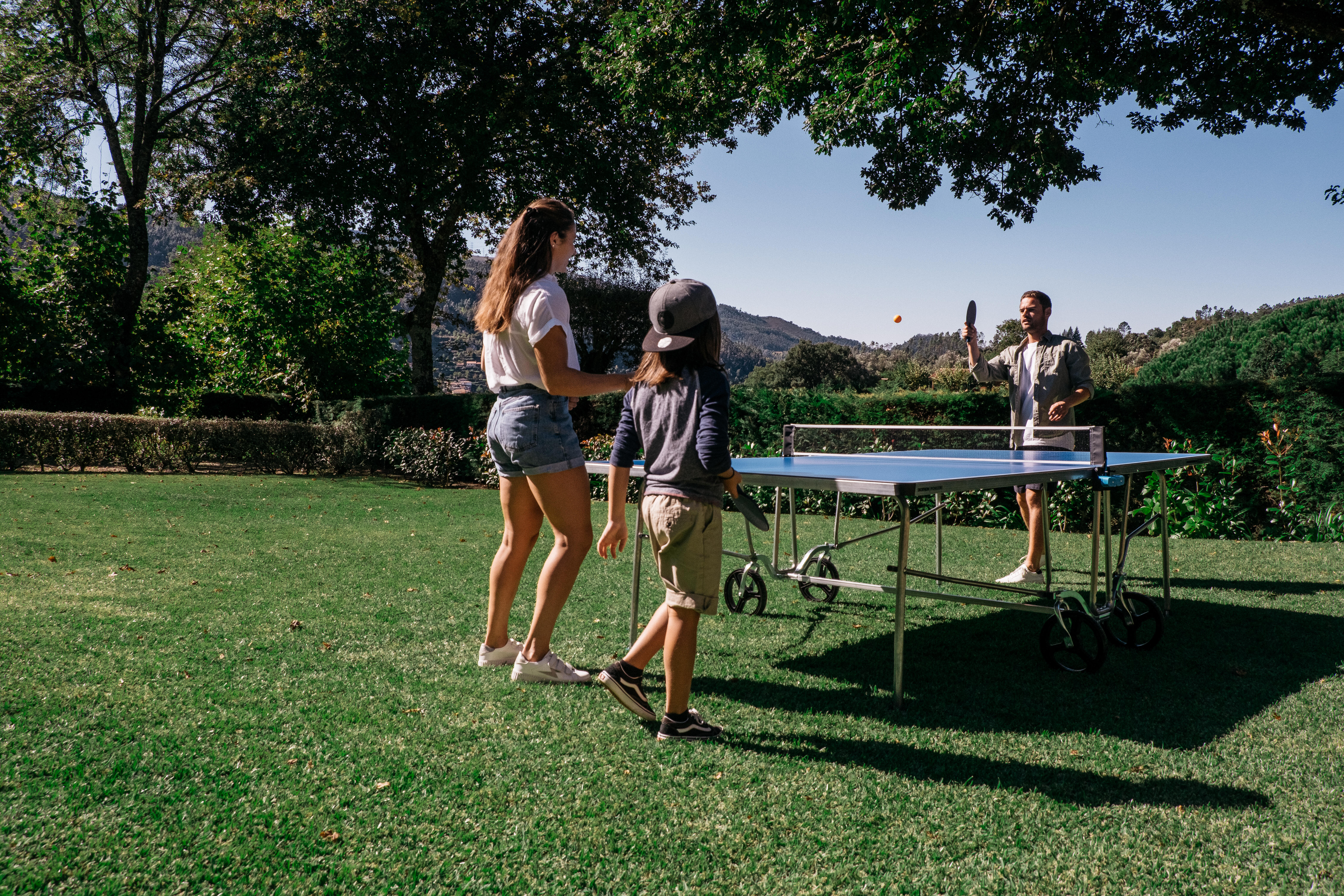 Table Tennis Table Outdoor - PPT 500.2 Blue - PONGORI