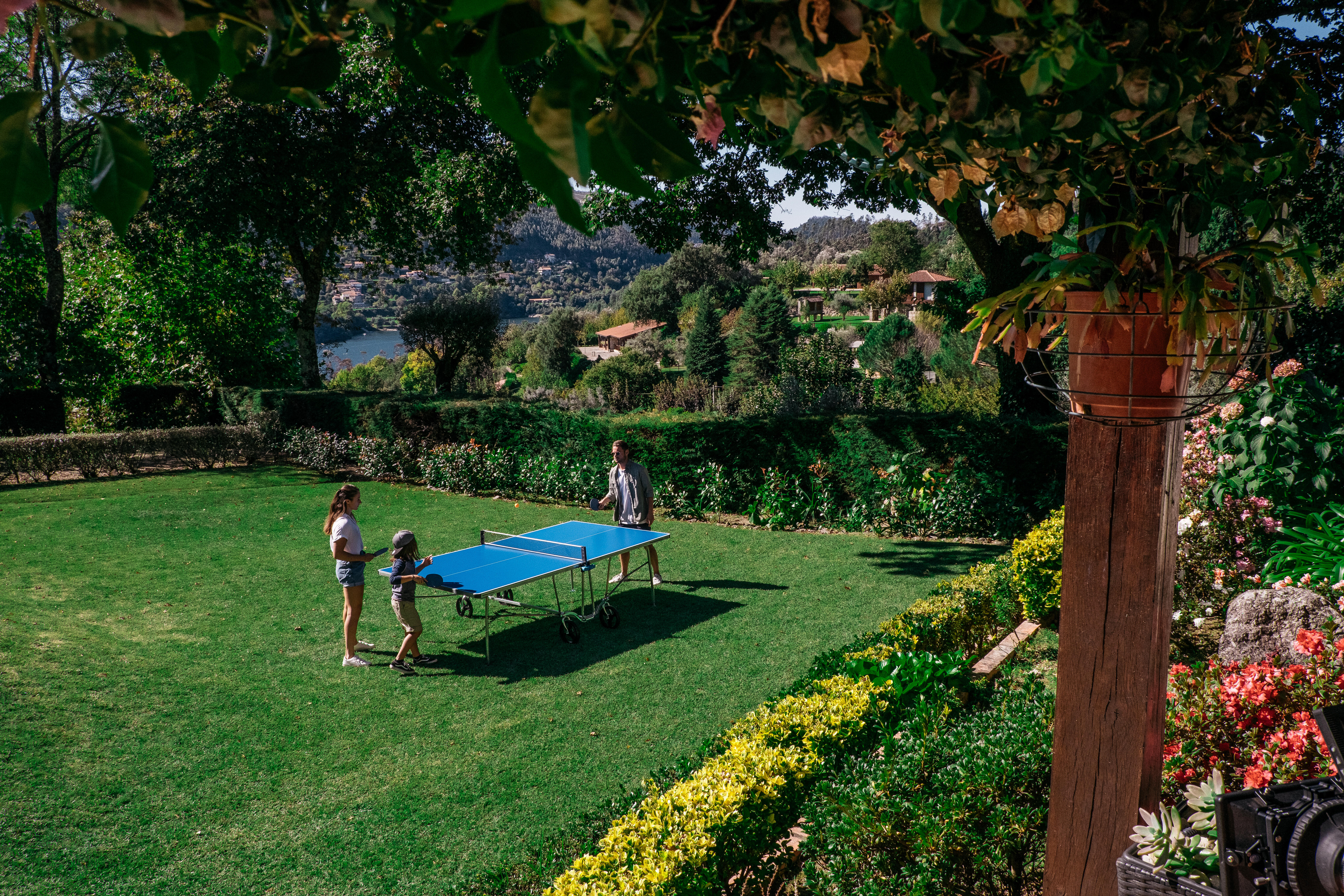 Table de tennis de table pour extérieur - PPT 500.2 bleu - PONGORI