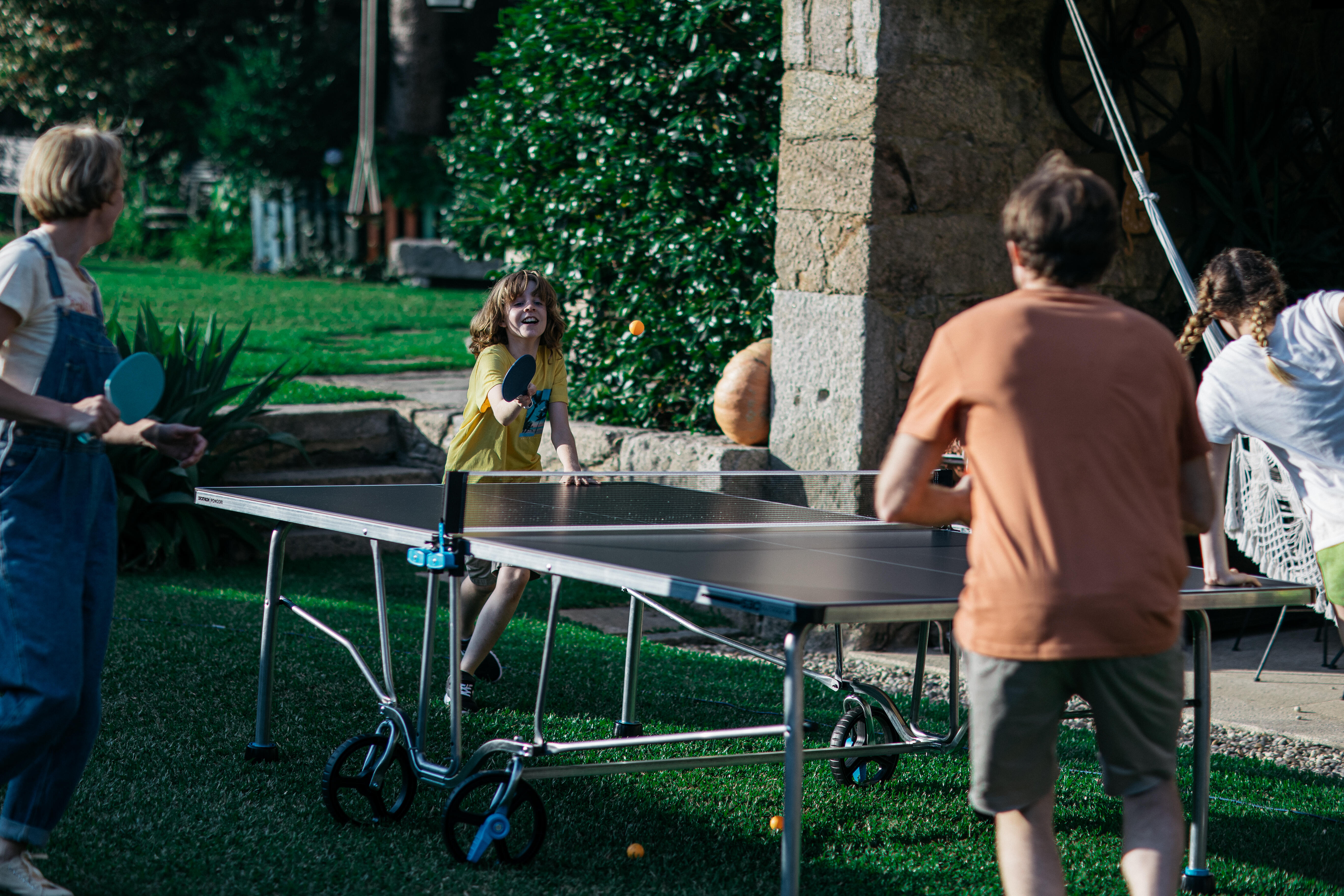 Table Tennis Table Outdoor - PPT 530.2 Grey - PONGORI