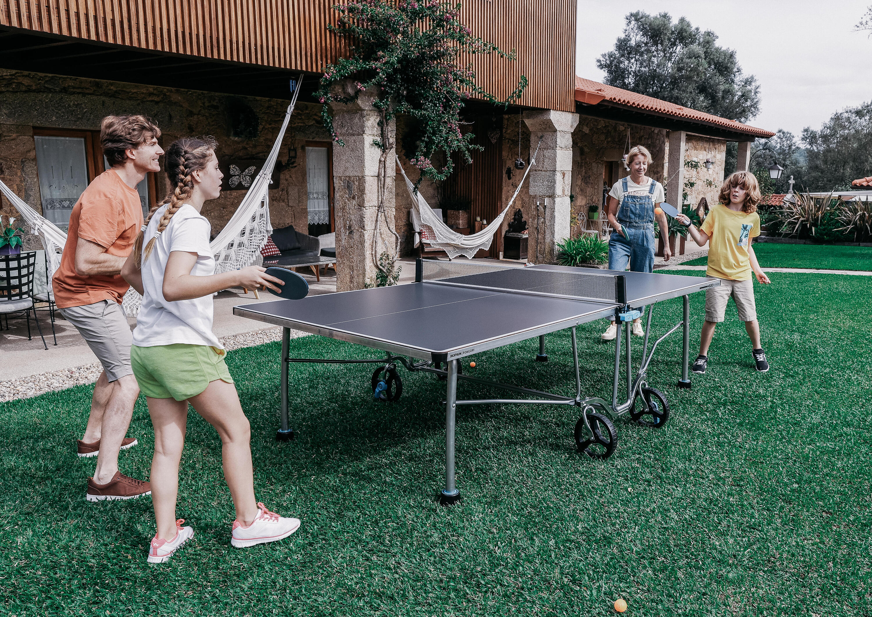 Tischtennisplatte Outdoor – PPT 530.2 grau 17/23