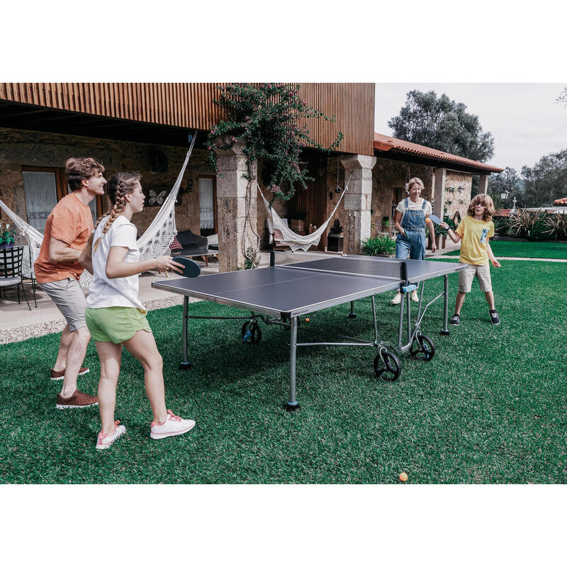 MESA DE PING PONG PPT 530.2 EXTERIOR CINZENTO