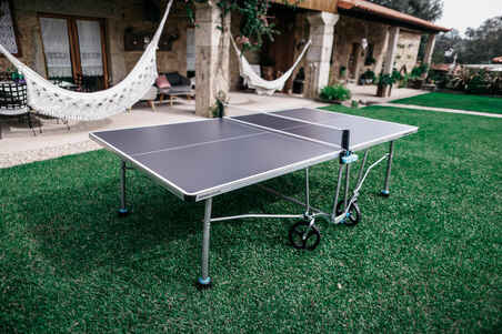 Mesa ping pong exterior plegable tablero 5 mm Pongori PPT 530.2 - Decathlon