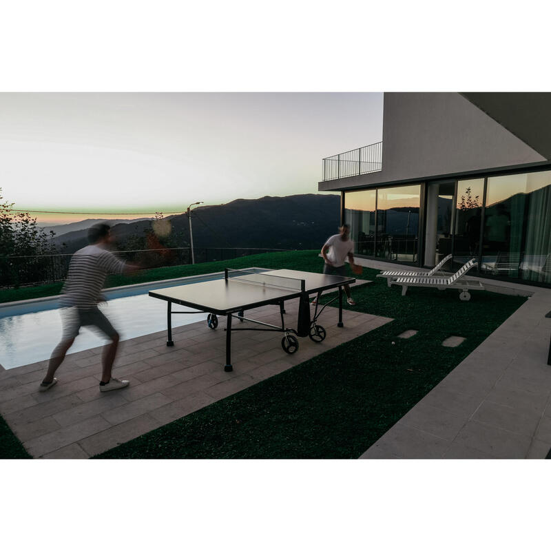 Mesa ping pong exterior plegable tablero 6 mm Pongori PPT 930.2