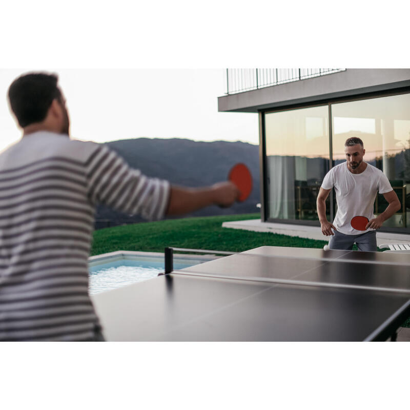 TABLE DE PING PONG EXTÉRIEURE PPT 930.2 NOIRE AVEC HOUSSE INCLUSE