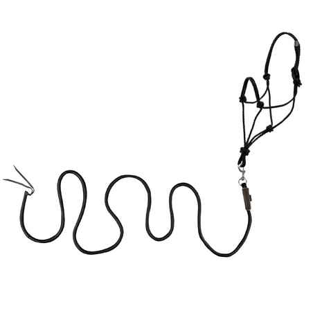 Etologinis apynasrio ir virvės komplektas žirgams, poniams „Whisperer“