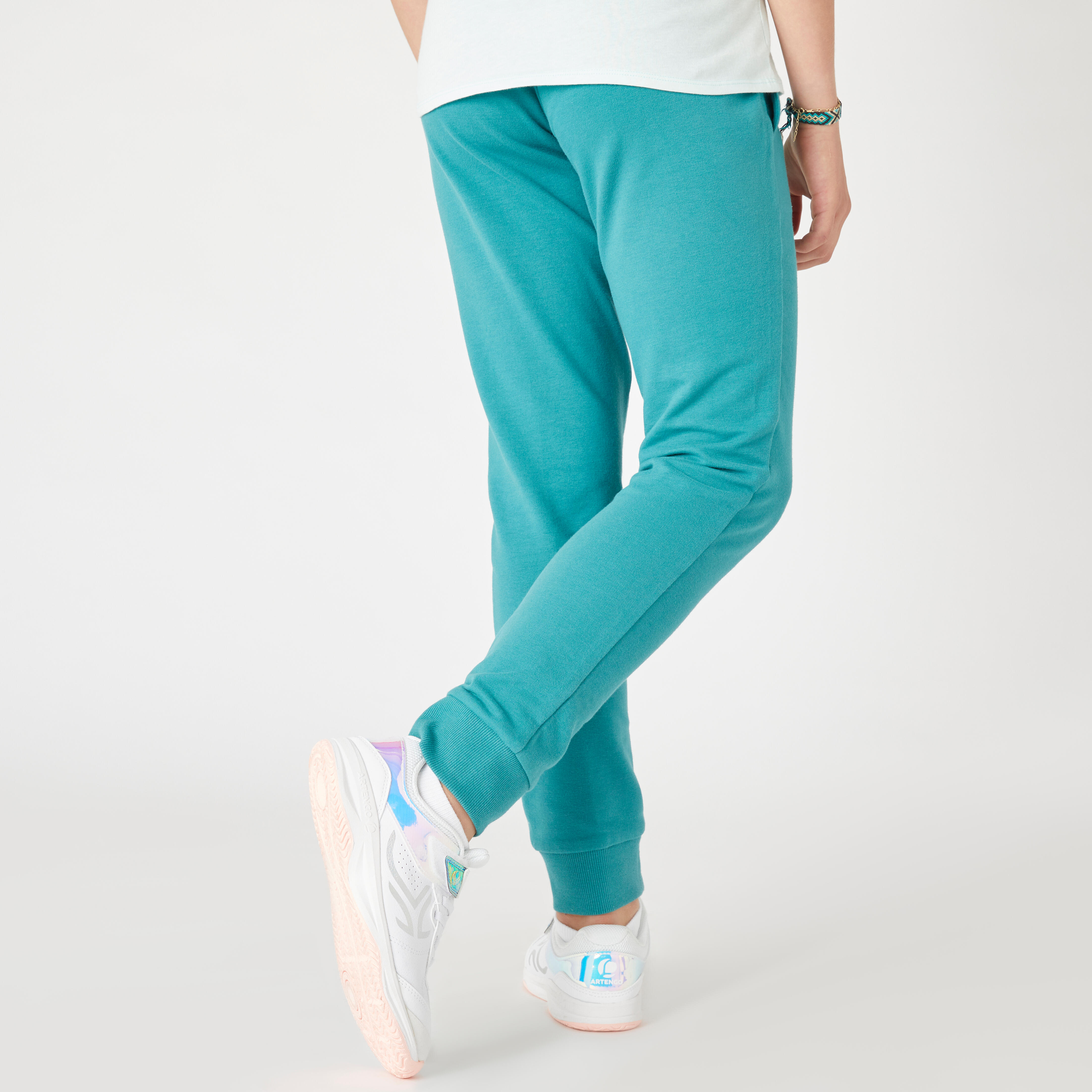 Girls' Cotton French Terry Straight-Leg 