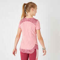 Girls' 2-in-1 T-Shirt - Pink Print