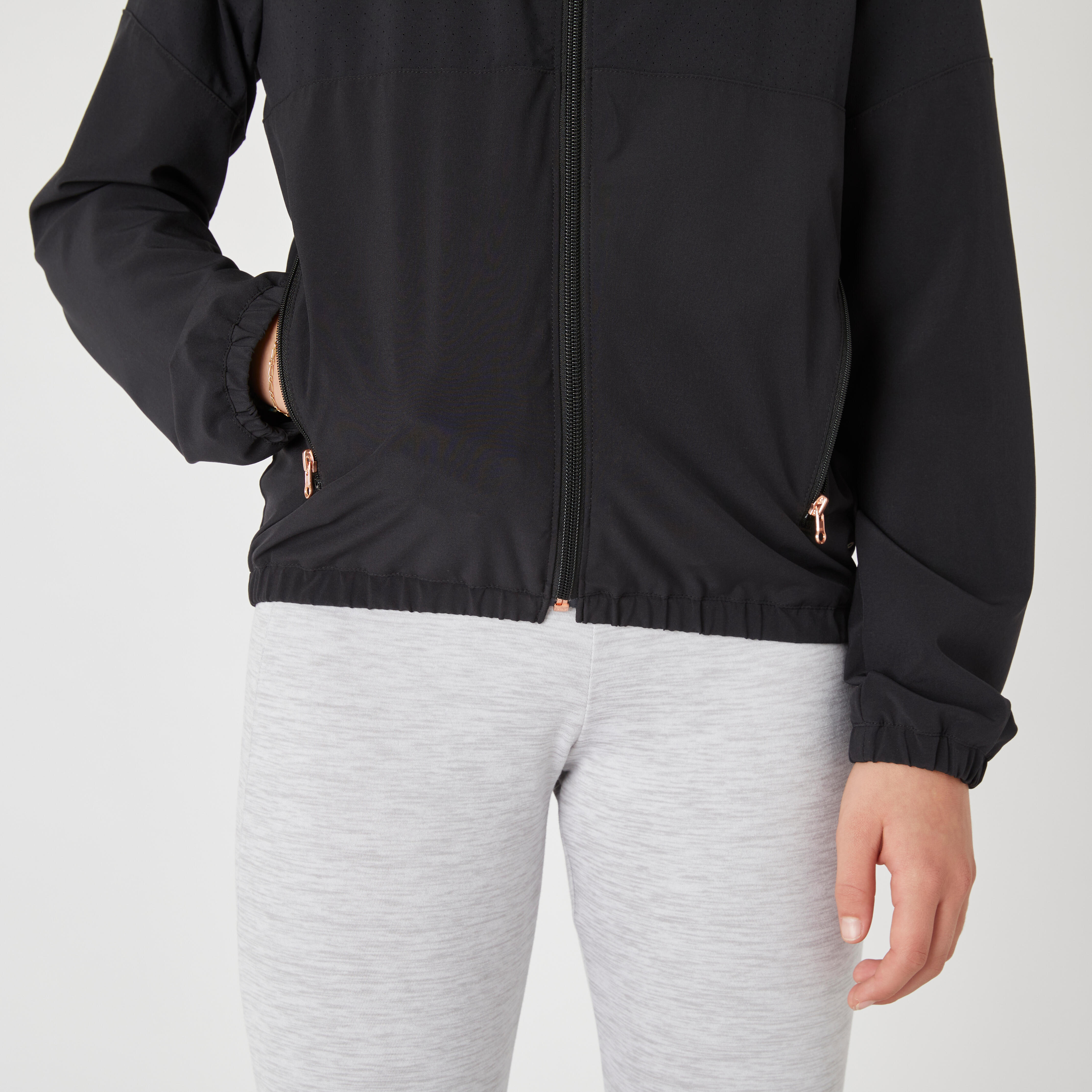 Lightweight breathable jacket - black